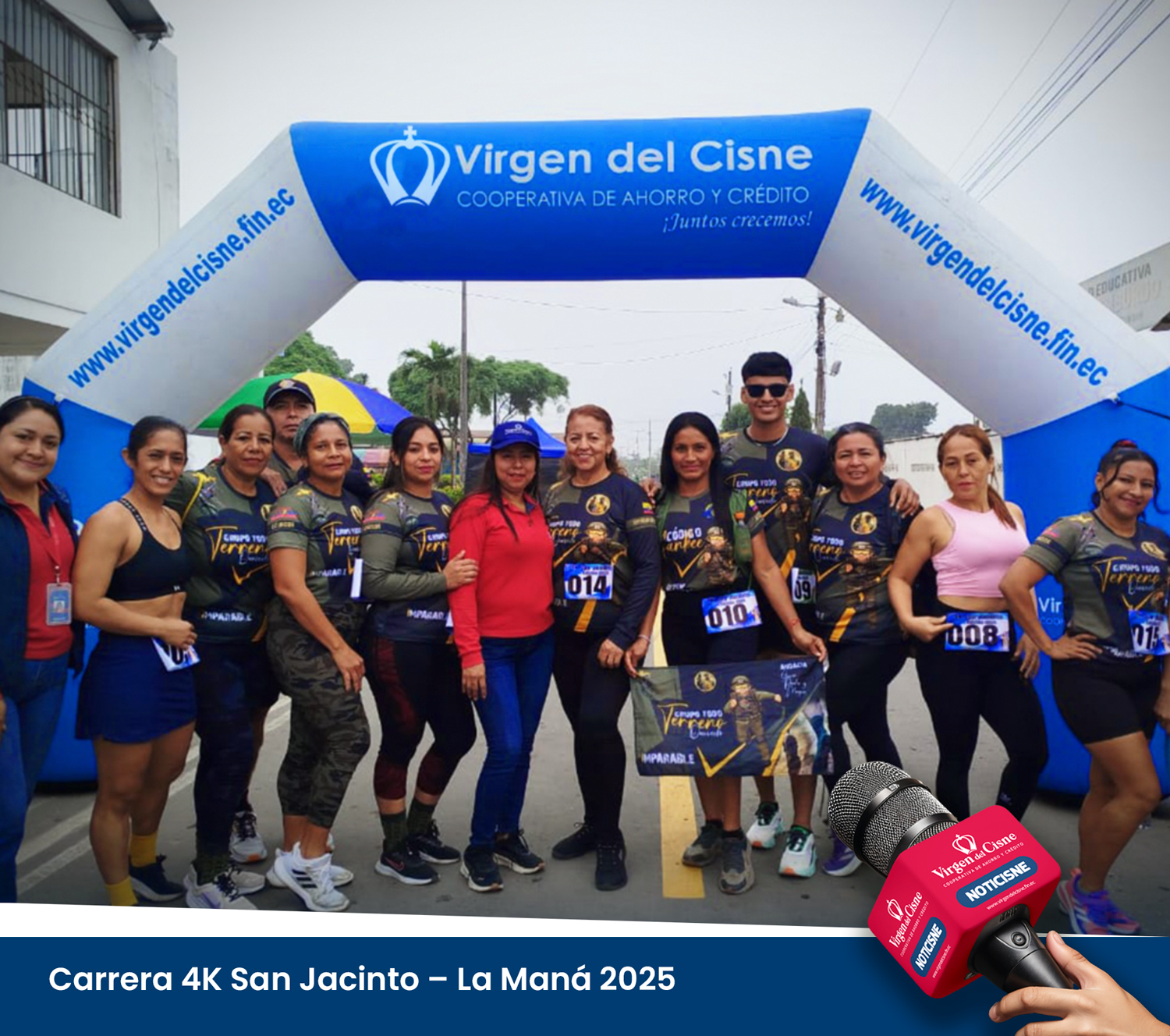 La Cooperativa Virgen del Cisne reafirma su compromiso con el deporte y la comunidad en la carrera 4K San Jacinto – La Maná 2025....